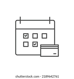 Grace Period icons  symbol vector elements for infographic web