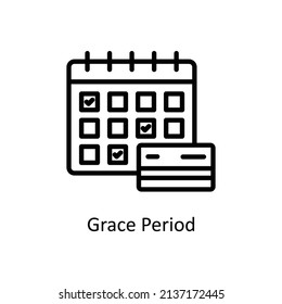 Grace Period Vector Outline icons for your digital or print projects.