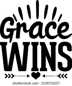 Grace Wince SVG T-shirt Design