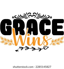 Grace wine, design and vector file.