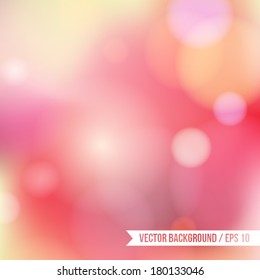 Graceful background with colourful bokeh