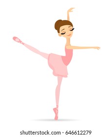 Graceful ballet dancer
