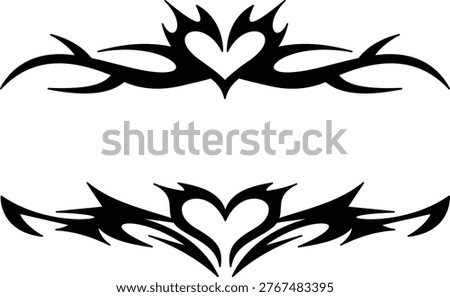 Graceful birds in flight captured in simple black ink strokes