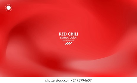 Anmutig helle Chilischoten roten Farbverlauf abstrakten Hintergrund Vektordesign. minimalistische Pastellfarben