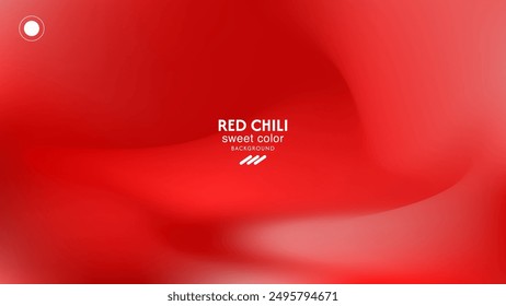 Diseño de Vector de fondo abstracto gradiente rojo chili brillante elegante. colores pastel minimalistas