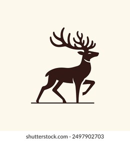 Ilustración vectorial de Graceful Buck Deer