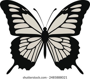 A graceful butterfly, with delicate wings and vibrant patterns, embodies metamorphosis and fleeting beauty, perfect for garden lovers and admirers of ethereal charm. 