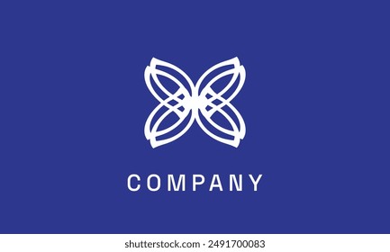 Graceful Butterfly Logo Design for Fashion and Beauty Brands – Elegant and Refined Emblem for Sophisticated and High-End Aesthetic Appeals