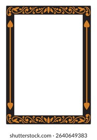 Graceful Clean Ornamental Frame Decorative Vector