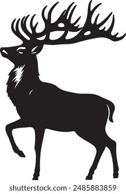 A graceful deer, with soft eyes and nimble steps, embodies woodland tranquility and natural elegance, perfect for wildlife admirers and serene countryside explorers. 
