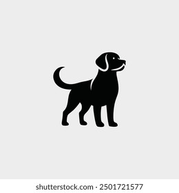 Graceful Dog Silhouette Vector Design