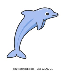 A graceful dolphin icon representing motion and the sea.