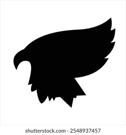 "Graceful Eagle Flight Silhouette Logo"