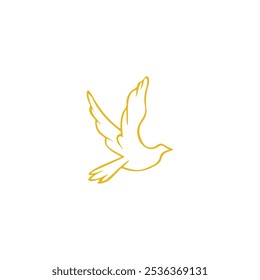 Graceful Flight: Elegant Bird Vector Art