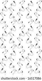 graceful floral pattern