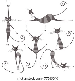 Chat Rigolo Illustrations Images Et Images Vectorielles De Stock Shutterstock