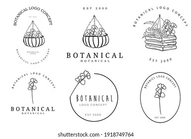 Graceful handmade botanical floral feminine minimal design