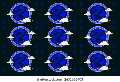 Aparência graciosa e serena - A cor azul clara dá ao dragão uma aura calma e pacífica, ao contrário das imagens típicas do dragão.

Símbolo da sabedoria e do céu - dragões azuis claros são muitas vezes 
