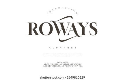 graceful serif font with smooth swashes and elegant curves, perfect for branding and editorial designs
