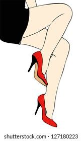 The graceful shapes of legs