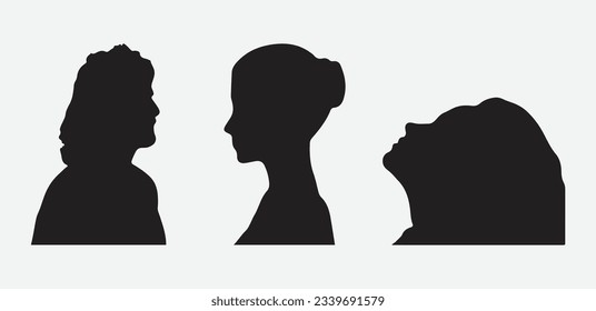 Graceful Silhouettes, Captivating Side Faces Collection for Your Creative Projects