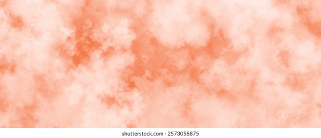 The Graceful Transition of Peach and White Shades in an Abstract Expression of Serenity
