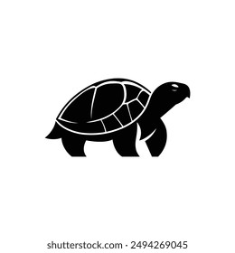 A Graceful Turtle Vector Silhouette Eps