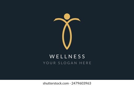 Graceful Wellness Logo Design: Cultivating Serenity and Sophistication