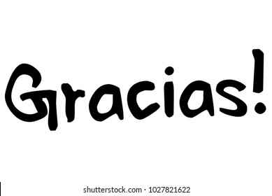 Gracias Typographic Stamp Typographic Sign Badge Stock Vector (Royalty ...