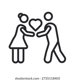 gracious icons outline and Flat Style,transparent background