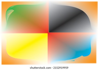 GRADATION BACKGROUND FULL COLORS GREEN RED YELLOW BLACK BLUE AND ORANGE WALLPAPERS