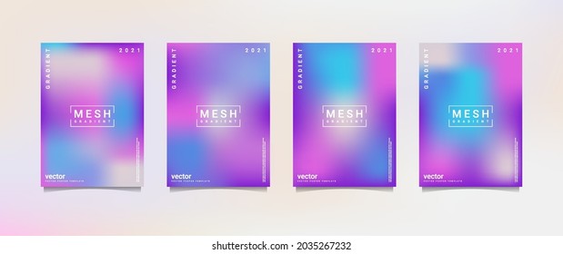Gradation background set, suitable for background, poster, wallpaper, cellphone screen, banner and others