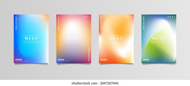 gradation background set, suitable for background, poster, wallpaper, cellphone screen, banner and others