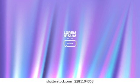 a gradation background of various colors. holographic silk.