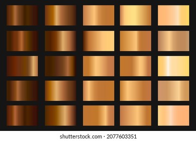 Gradation backgrounds vector set. Gradients collection. Vector illustration.