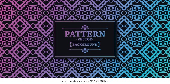 gradation and black seamless line pattern design