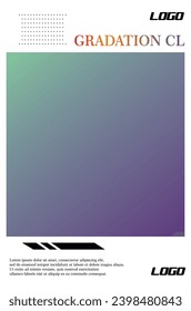 gradation brutalism style for t shirt or poster