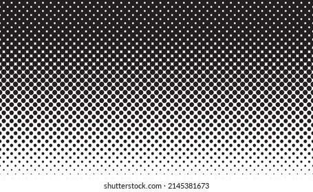 Gradation of dots that can change the color of the vector material