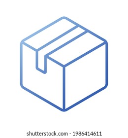 Icono de graduación ilustraciones para cartón, cajas, entregas, etc.  (Versión de línea)