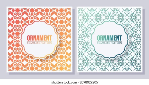 gradation ornament pattern design background