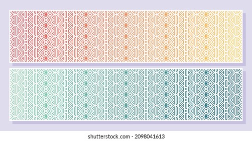 gradation ornament pattern design background
