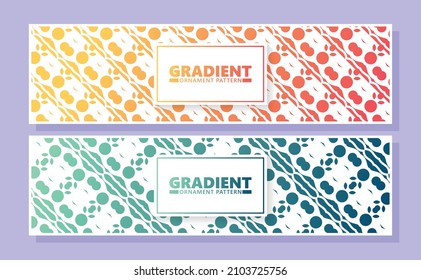 gradation ornament pattern design background