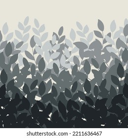 gradation plants pattern design template