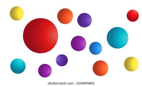 gradation round pattern vector illustration on a white background, you can use for templates, promotions, banners