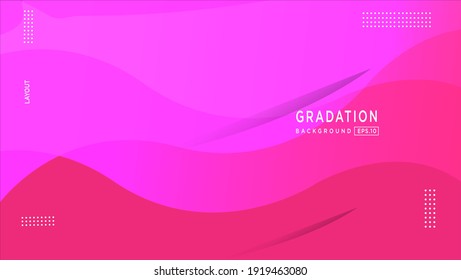 Gradación arte de fondo simple rojo y rosa