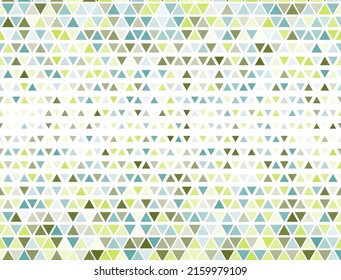 Gradation triangles halftone pattern. Fade triangular shapes banner background. Pixel triangles halftone graphics.
