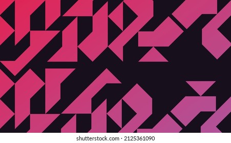 Gradation vector futuristic geometric abstract background