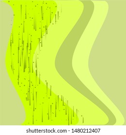 Gradation of yellow and green with circle interpolation. Suitable for modern and simple designs for posters, invitations, etc.
