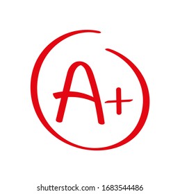 grade icon on white background