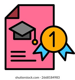 Promedio de punto de calificación, Icono de GPA de grado académico